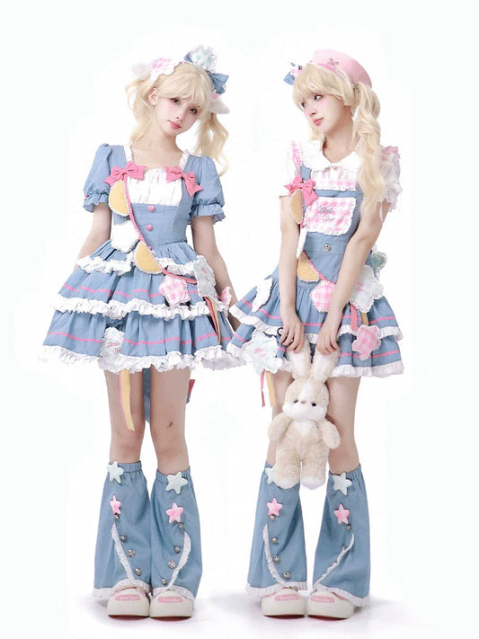 Garden Party Gemini Suspender Dress