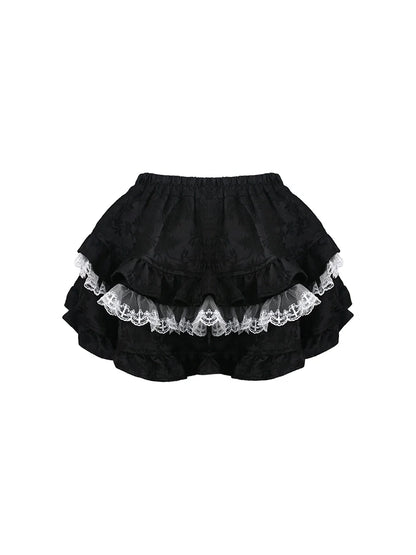 Magic Leader Short Cape + Sleeveless Top + Tiered Skirt
