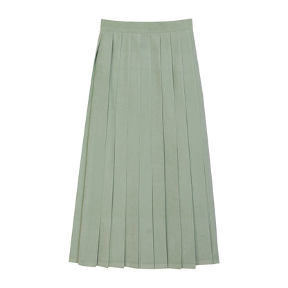 Chinese-style Pleated Skirt Set