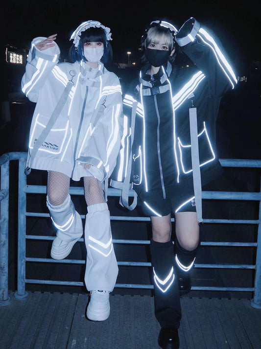 [angel Style] Charge Electronics Original Cyberpunk Sportswear Jacket