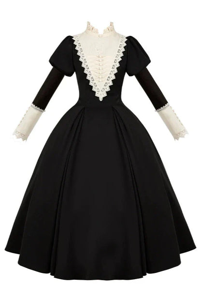 [pre-order] Dark Gothic Girl School Dress Set