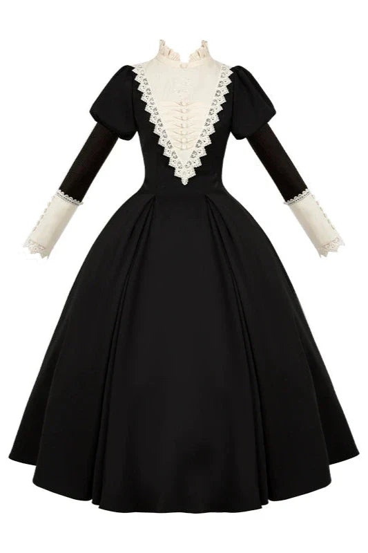 [pre-order] Dark Gothic Girl School Dress Set