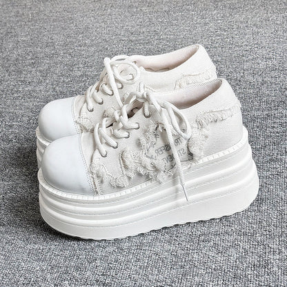 Rockstar Denim Platform Shoes