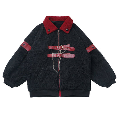 Super Soft Leather Fleece Jacket Set