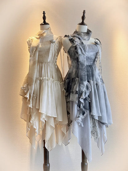 [pre-order] Light Rose Skirt + Cardigan