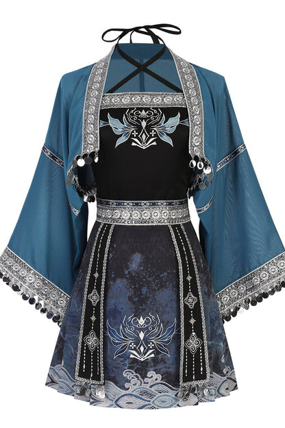 Daily Han Elements Mao Mian Skirt Set