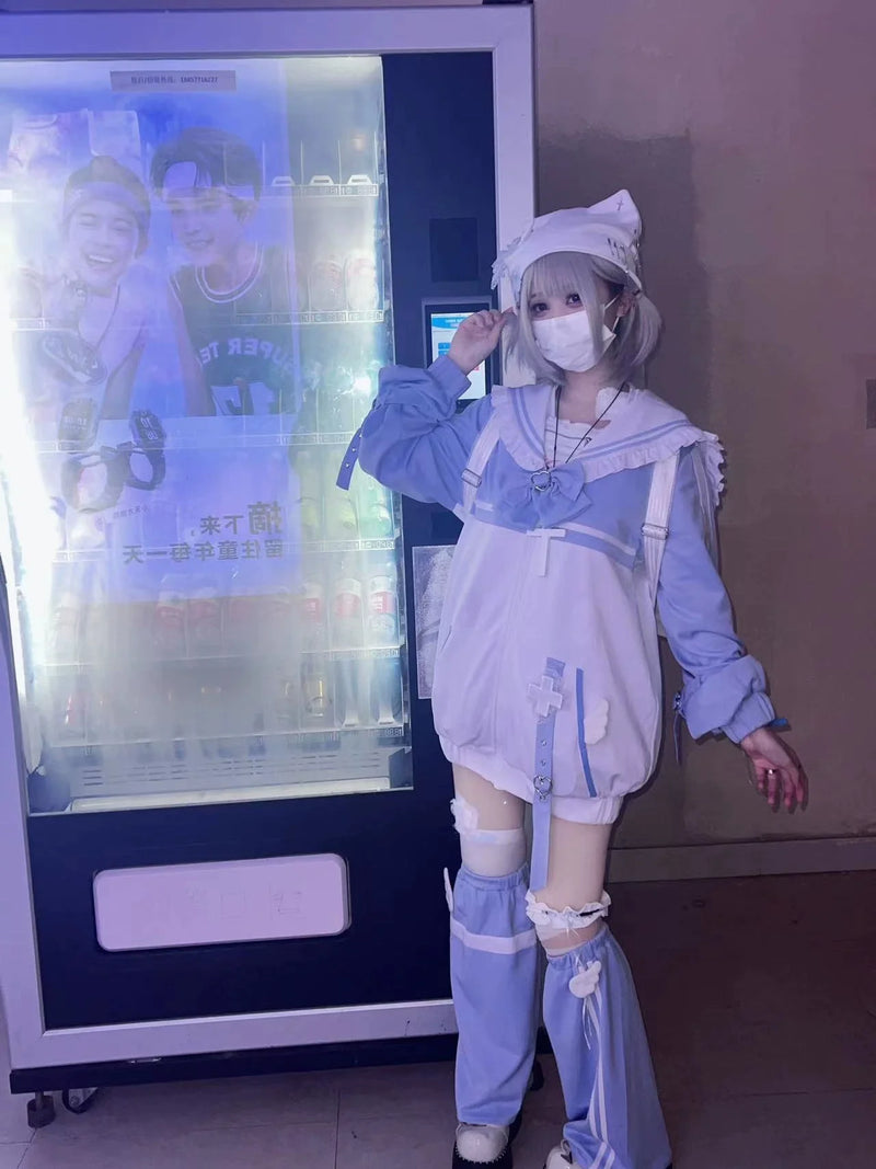 Mine Series Aqua Angel Loose Jacket + Leg Warmers