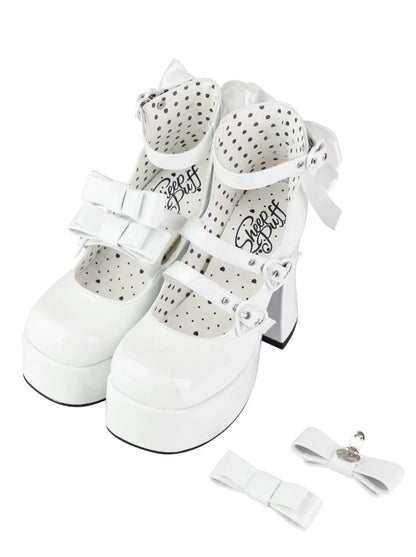Barbie Party Lolita Strap Ribbon Platform Shoes