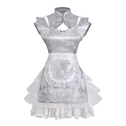 Silver Moon Lolita Apron Dress