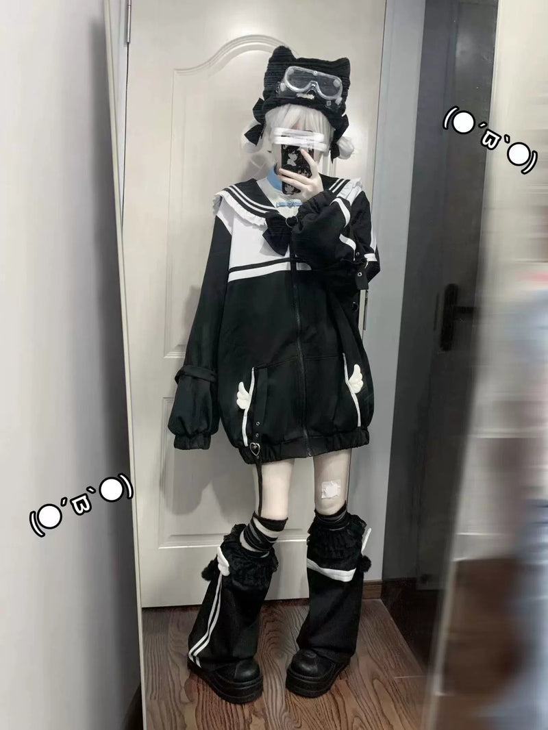 Mine Series Aqua Angel Loose Jacket + Leg Warmers