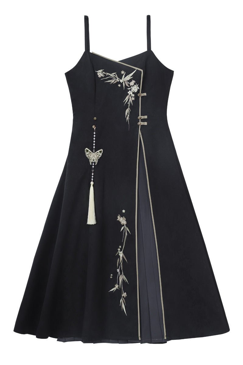 Butterfly Ember Hanfu Dress Set