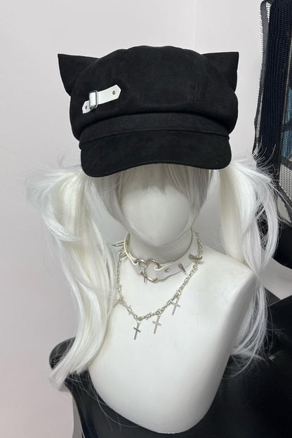 Otaku Cat Ear Beret Cap
