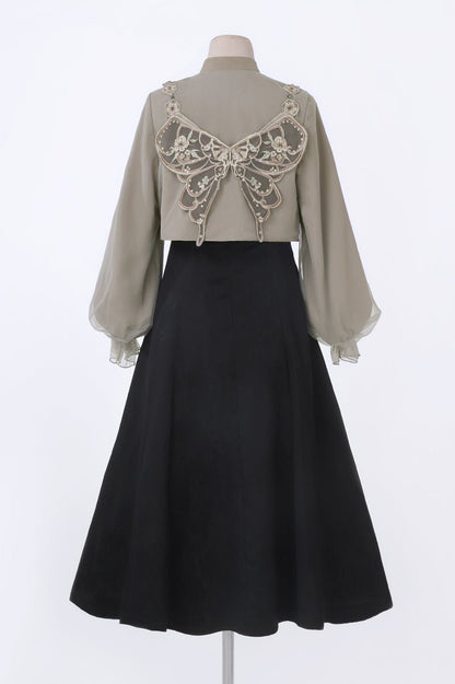 Butterfly Ember Hanfu Dress Set