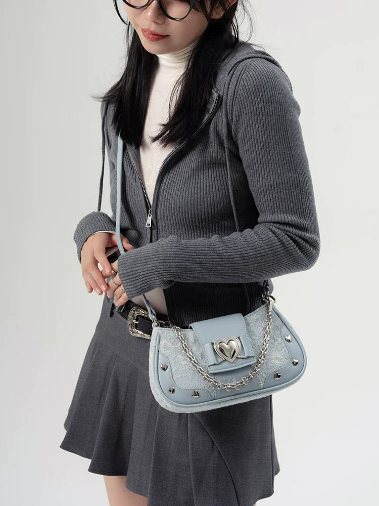 Galaxy Girl Retro Denim Bag
