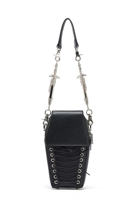 Lace-up Crossbody Bag