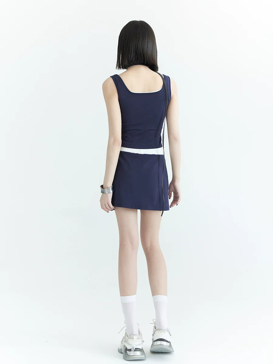 Sports Vest + Shorts + Skirt