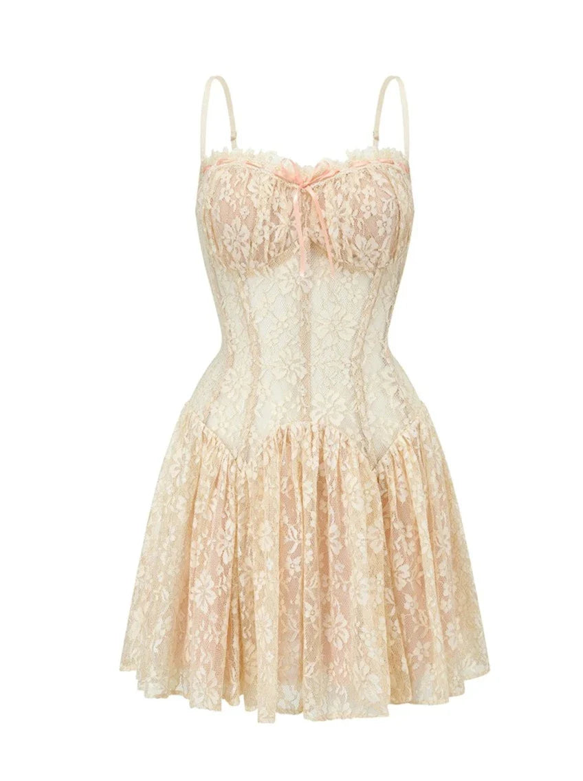 [pre-order] Sweet Waltz Lace Camisole + Long Skirt + Peplum Belt