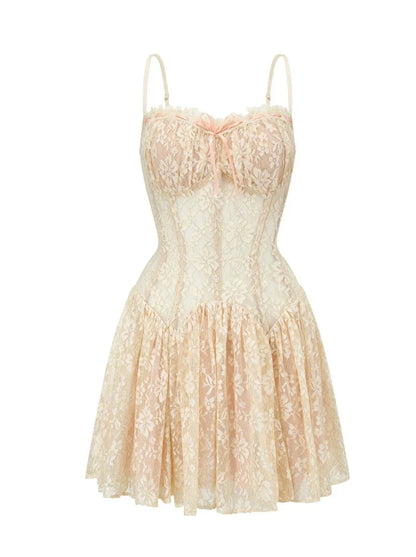 [pre-order] Sweet Waltz Lace Camisole + Long Skirt + Peplum Belt