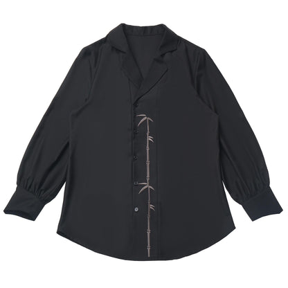 Bamboo Embroidery Shirt Set