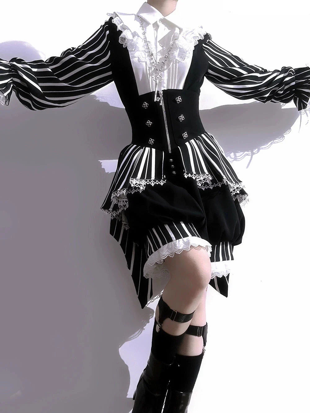 Wonderful Trick Retro Lolita Prince Shirt + Shorts [pre-order]