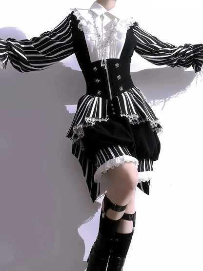 Wonderful Trick Retro Lolita Prince Shirt + Shorts [pre-order]