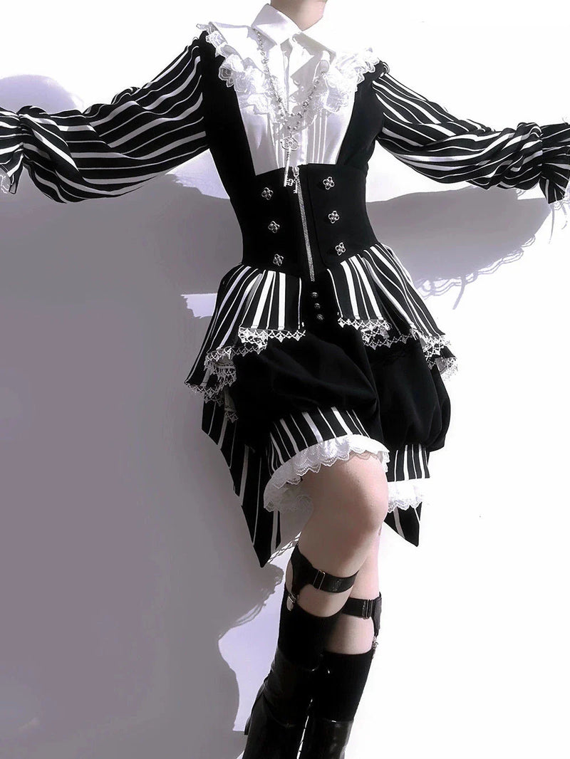 Wonderful Trick Retro Lolita Prince Shirt + Shorts [pre-order]