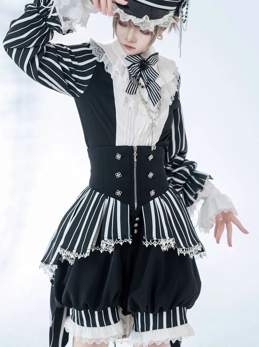 Wonderful Trick Retro Lolita Prince Shirt + Shorts [pre-order]