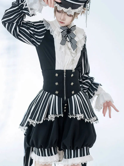 Wonderful Trick Retro Lolita Prince Shirt + Shorts [pre-order]