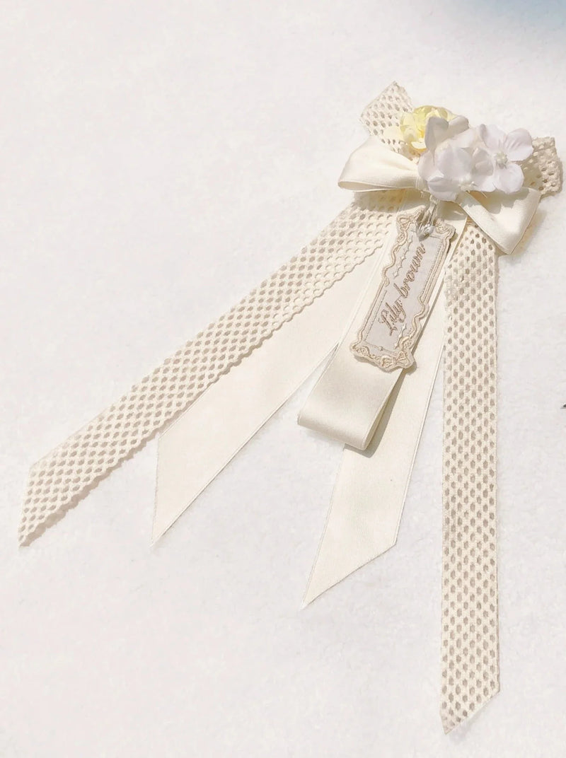 [pre-order] Retro Girly Yellow Dress + Apron + Ribbon