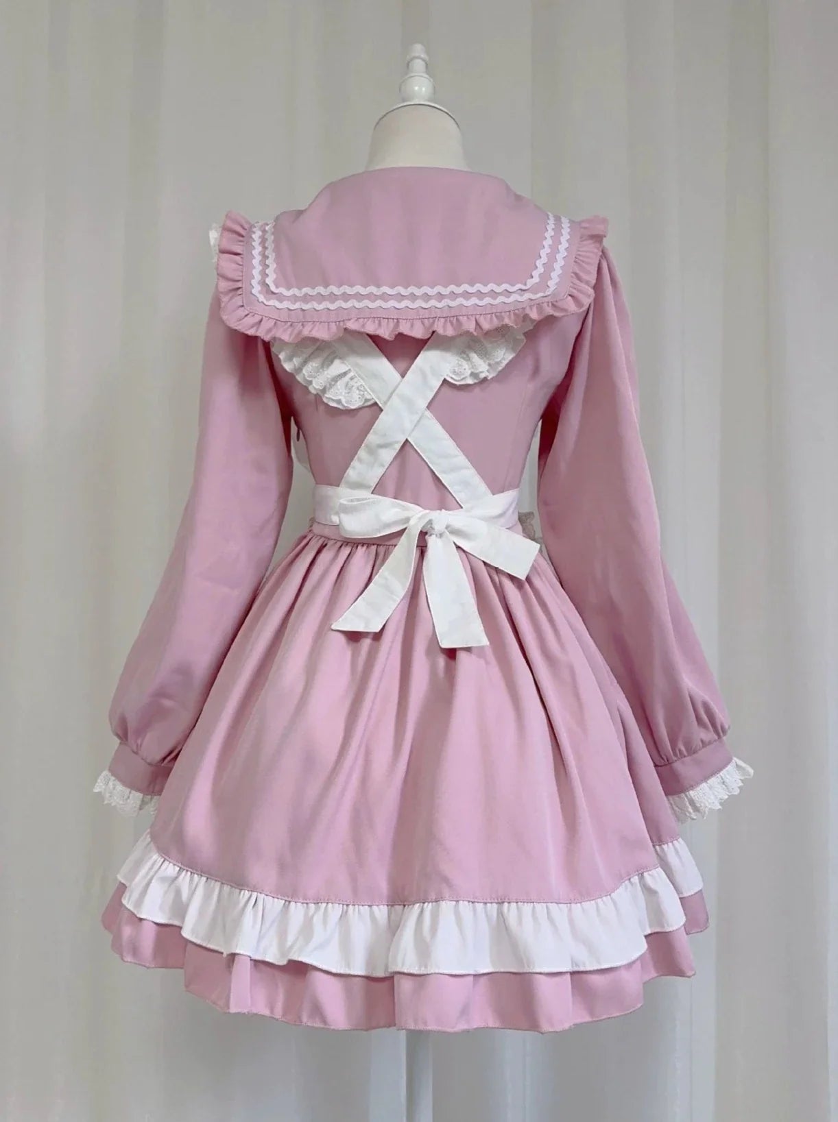Sweet College Style Sailor Maid Lolita Dress