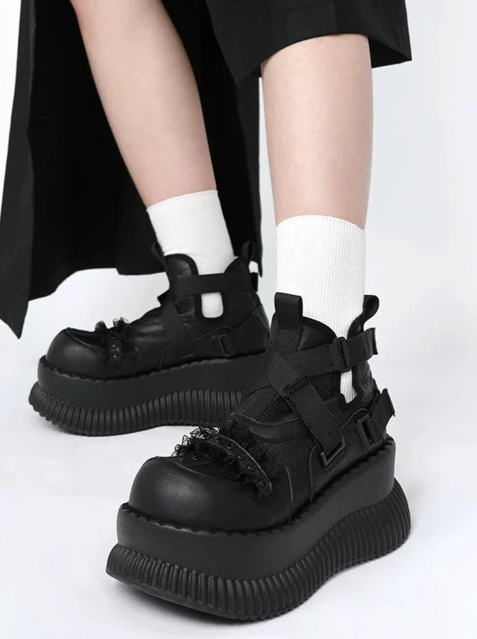 Pump Cross High-top Volume Shoes