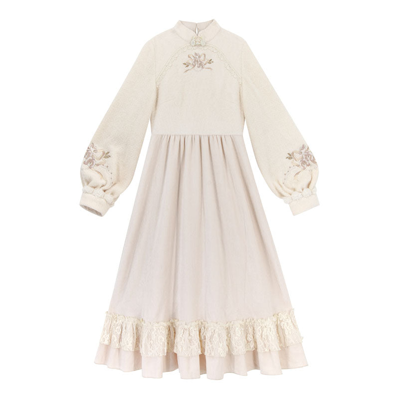 [pre-order] Autumn and Winter Vest Dress Set