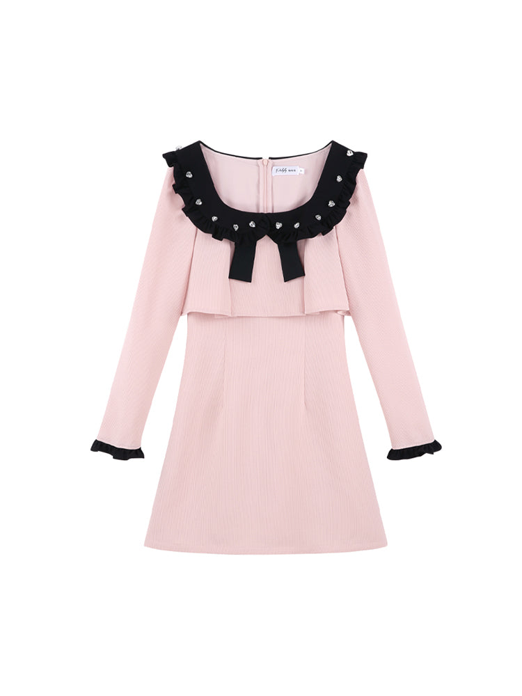 Square Neck Sweet Dress