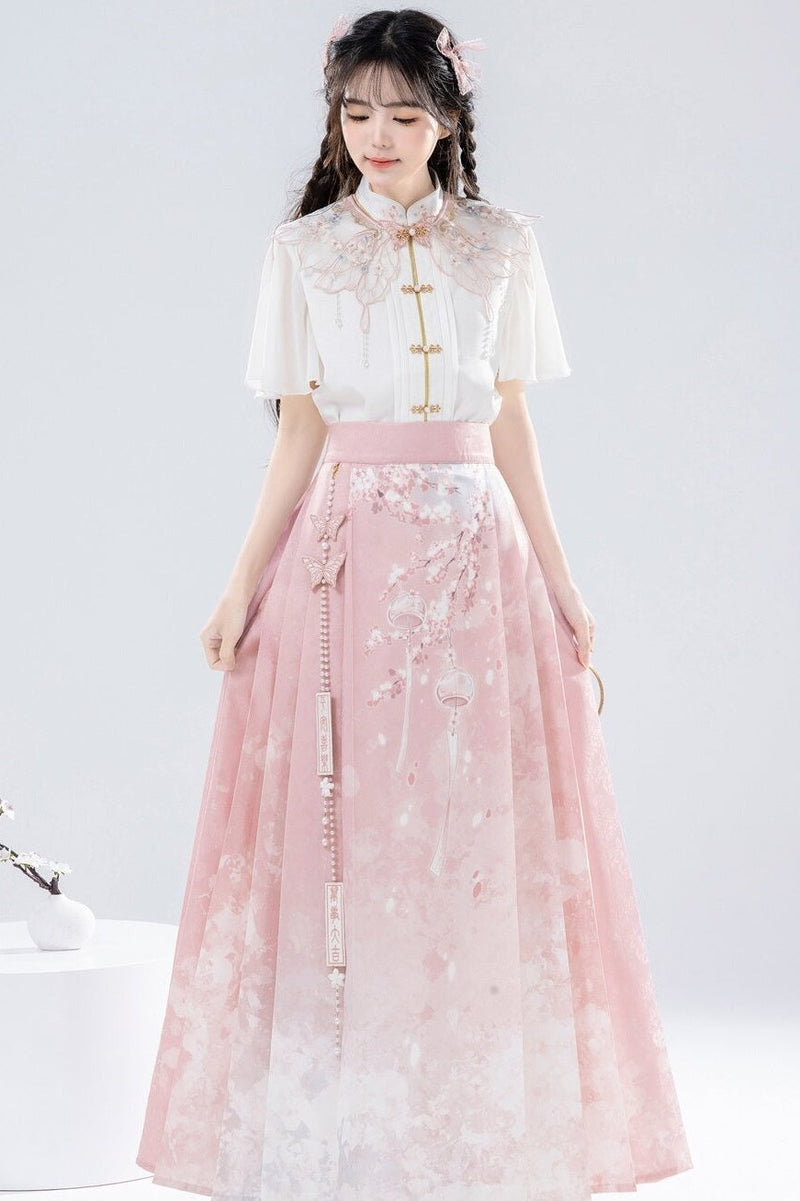 Cherry Blossom Hanfu Set