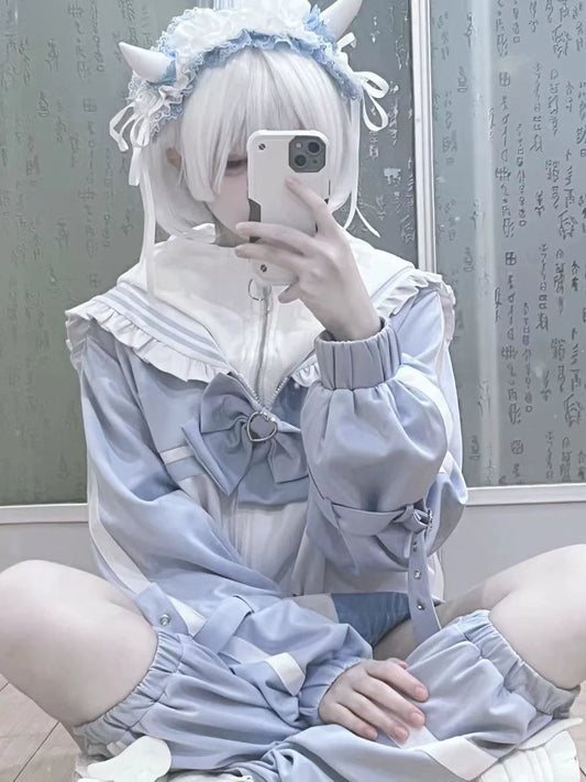Mine Series Aqua Angel Loose Jacket + Leg Warmers