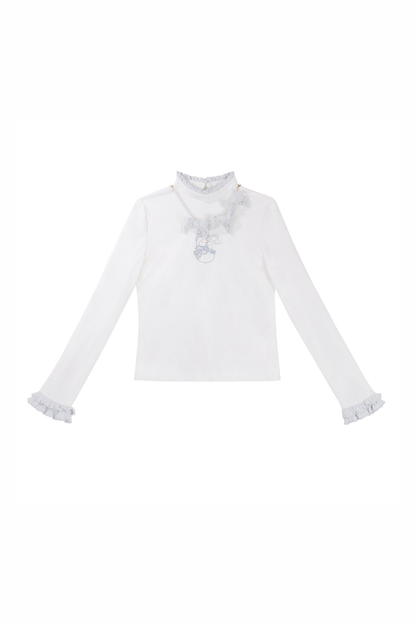Clear Sky Lolita Coat + Tops + Skirt