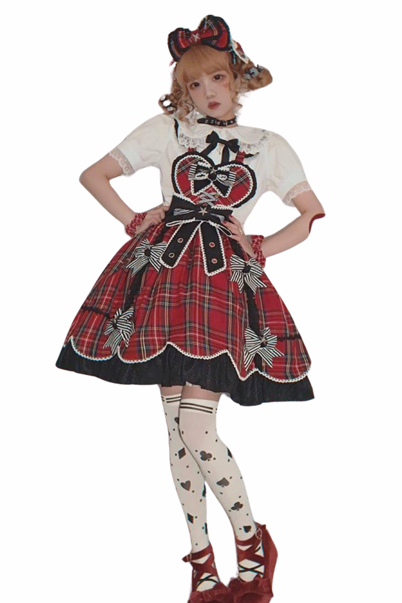 Sweetheart Rock Lolita Dress + Headband