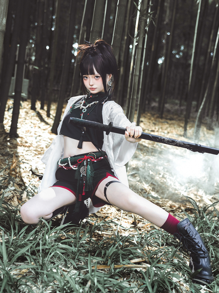 White Chinese-style Prince Lolita Set