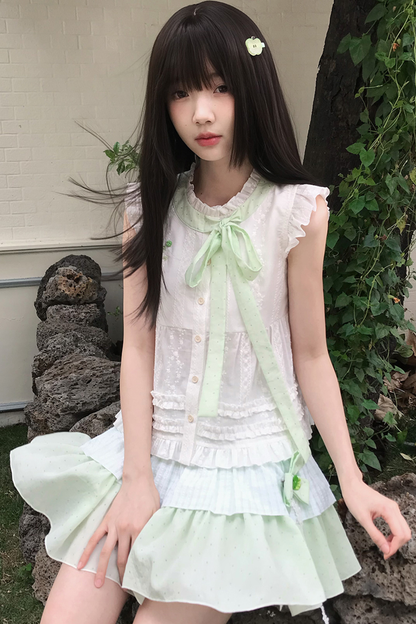 Four Leaf Clover Top + Skirt