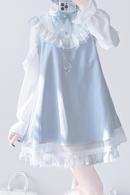 [angel Style] Ribbon Sweet Water Dress