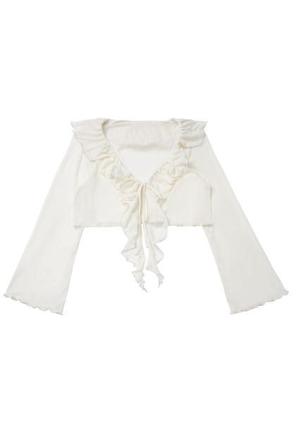 Rose Flower Lace Cardigan + Dress + Corsage