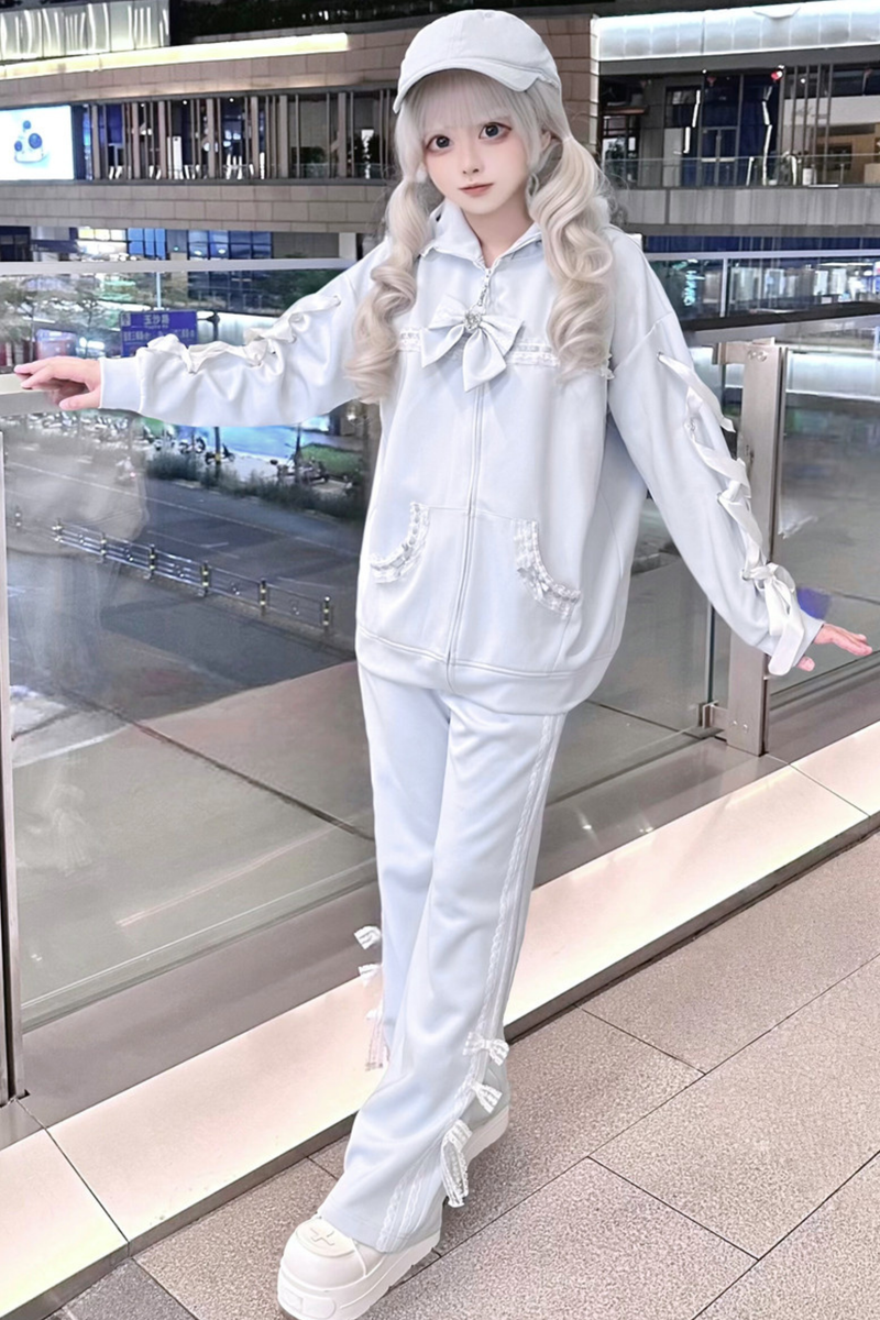 Subculture Cat Ear Hooded Jacket + Pants + Hat