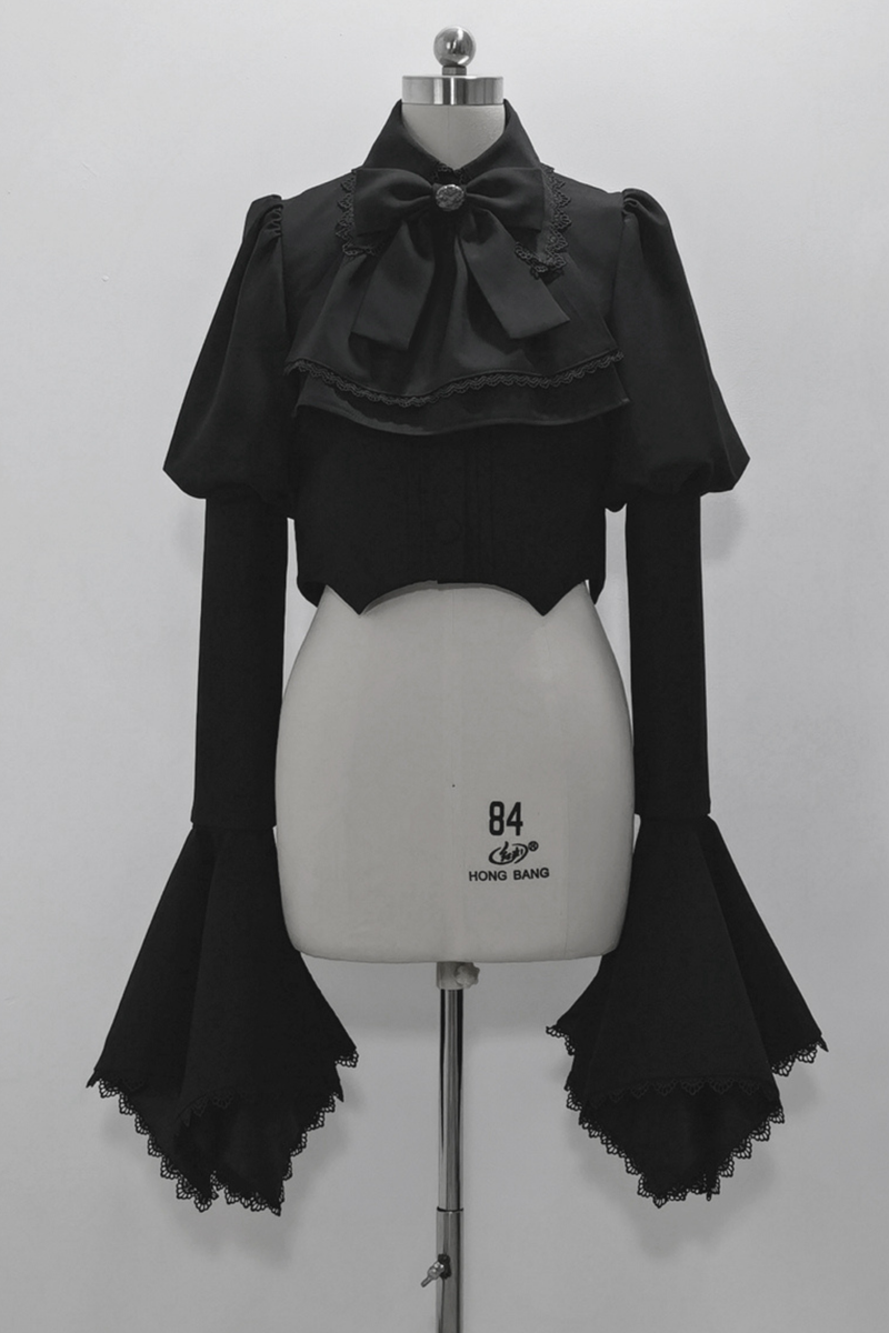 Retro Gothic Lolita Jacket + Pants