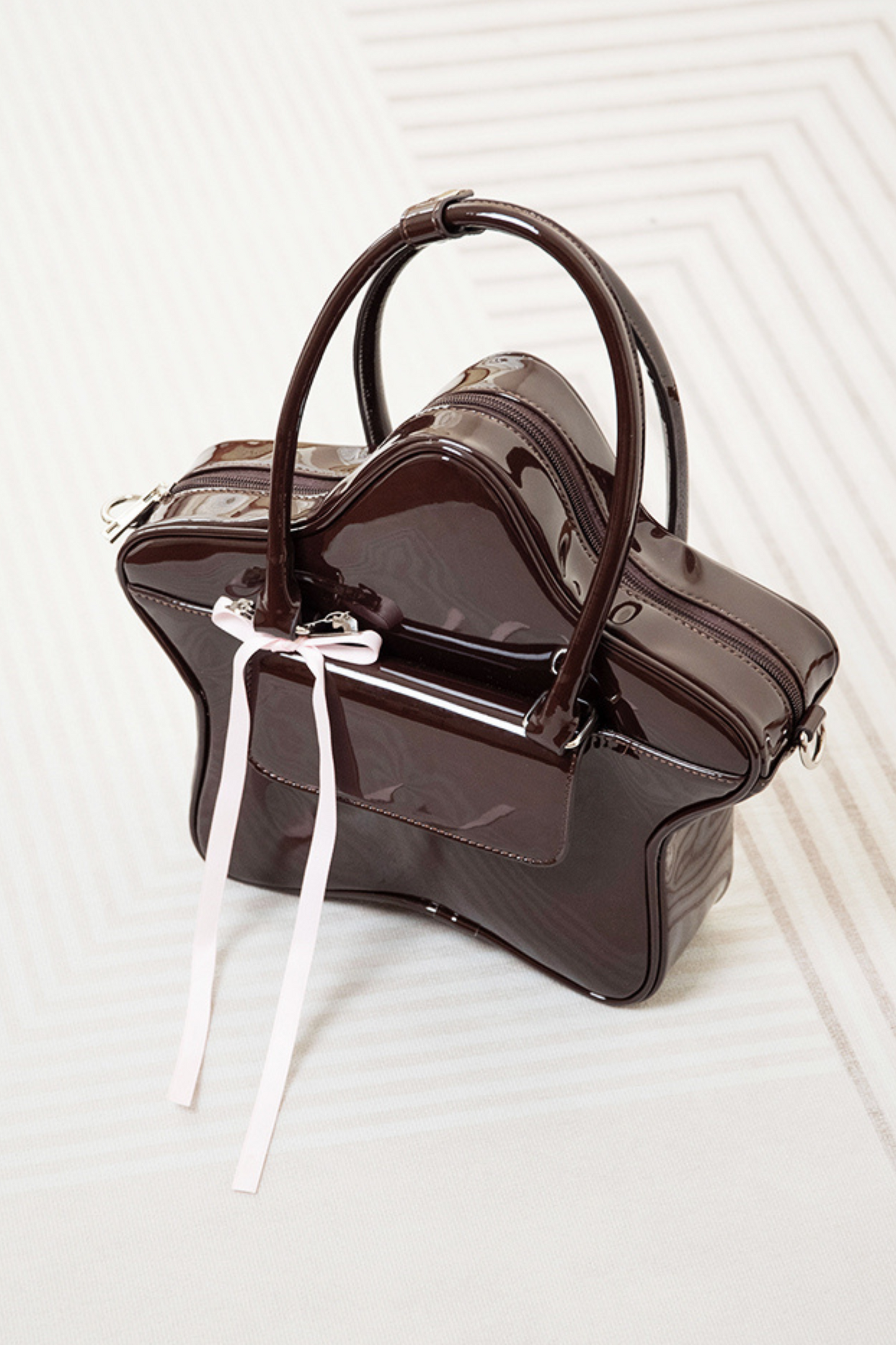 Chocolate Star Ribbon Y2k Bag