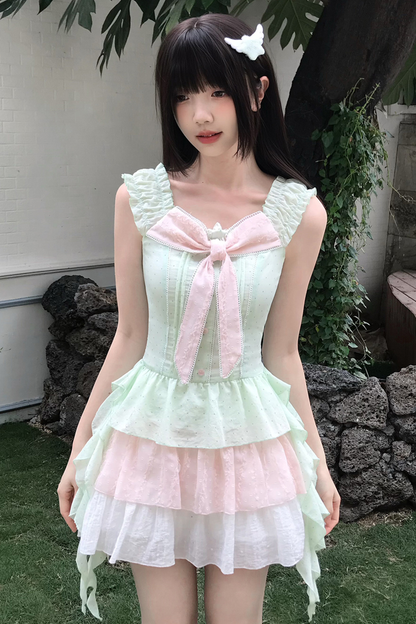 Sweet Girly Polka Dot Dress