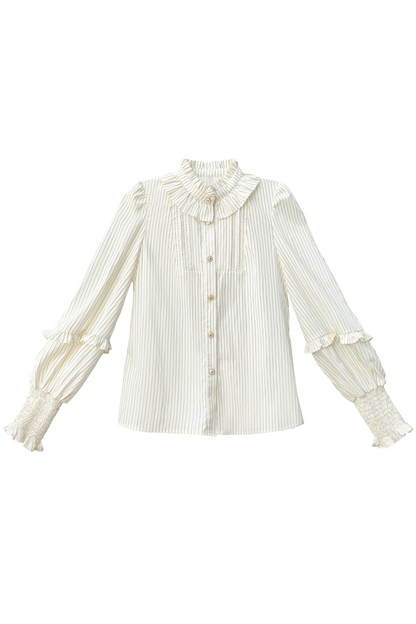 [pre-order] Retro Academia Jumper Skirt + Striped Shirt + Hooded Cape + Short Jacket + Collar + Brooch