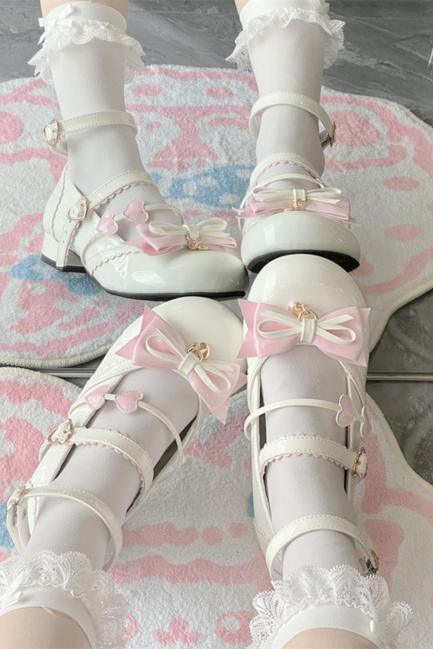 Biscuit Lolita Heel Round Toe Shoes