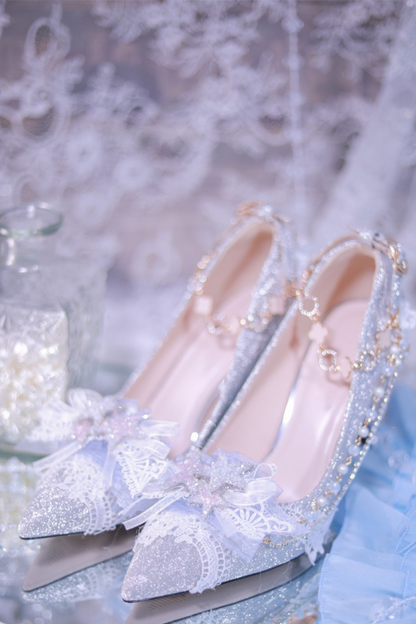 Shiny Wedding Shoes