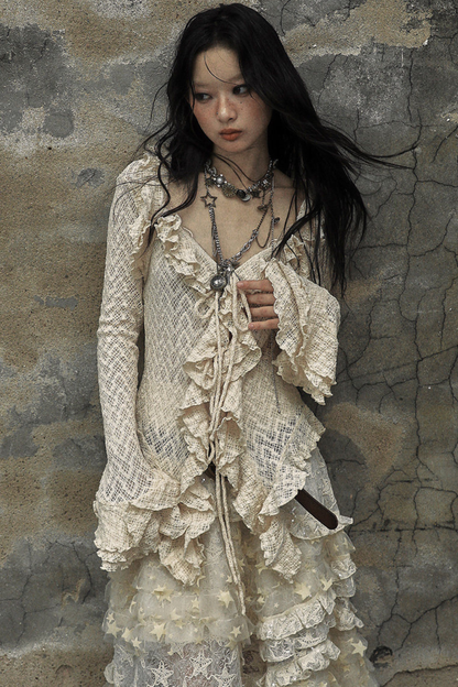 Retro Palace Lace Blouse