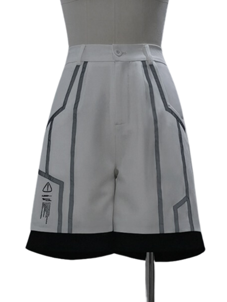 Virtual Military Cool Handsome Shirt Short Pants Cape Set